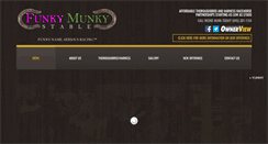 Desktop Screenshot of funkymunkystable.com