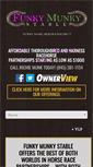 Mobile Screenshot of funkymunkystable.com